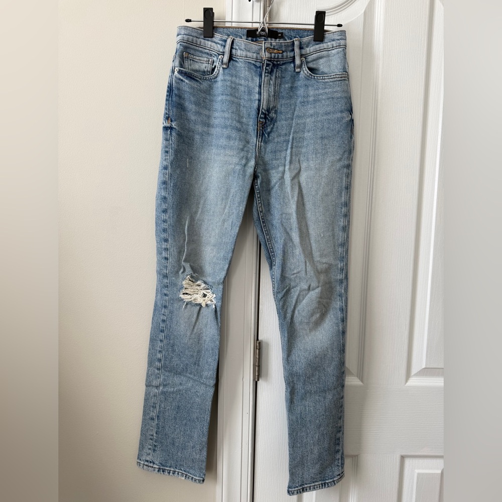 Hudson Distressed Holly Straight Women Jeans